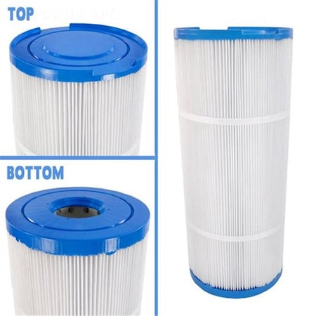 Powerhouse 7.5 x 18 in. with Castle Top Style Pool & Spa Replacement Filter Cartridge, 75 sq ft. PO2525765